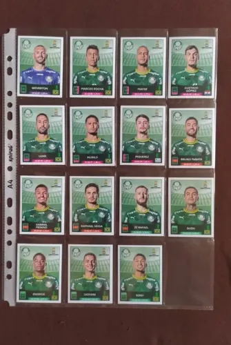 Figurinhas do Palmeiras Libertadores 2023