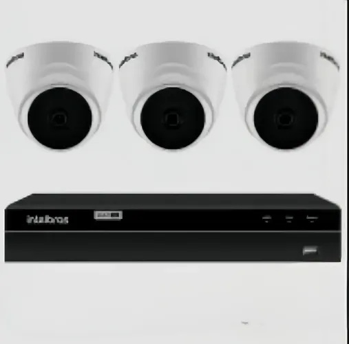Kit câmeras de segurança intelbras 