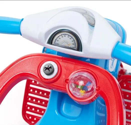 Triciculo motoca infantil azul celeste