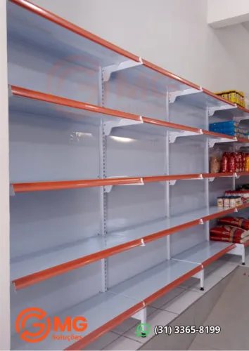 Prateleira para Mercado Gôndola Branca