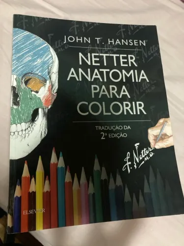Livro Netter Anatomia para Colorir - 2ª Edição