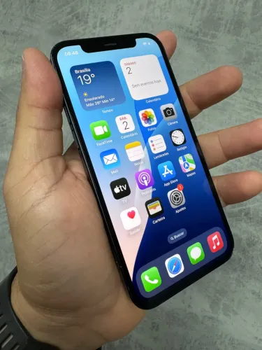 iPhone 12 5G 64gb Td original troco ou 10x cartão 