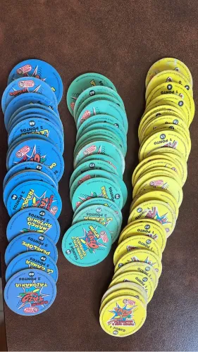 Coleção de tazos looney tunes