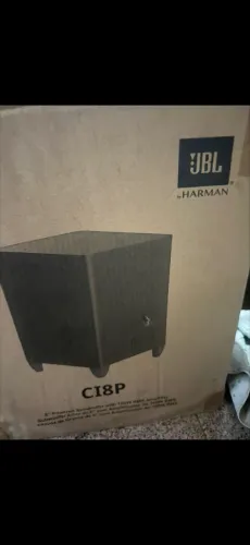 Subwoofer Ativo JBL CI8P 8" 100W RMS - Novo (Na Caixa)