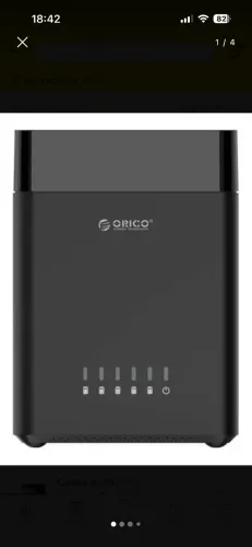Storage HD Orico, 5 baias magnéticas, USB 3.0 - DS500U3