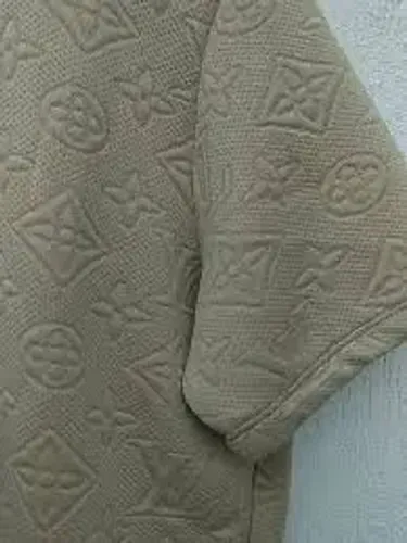 Conjunto Grife LV em relevo