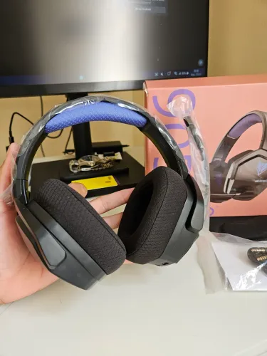 NUBWO G06 Wireless Gaming Headset - Fone Gamer 2.4GHz + Bluetooth 5.3