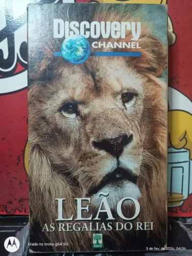 FITA VHS DISCOVERY CHANEL LEÃO AS REGALIAS DO REI