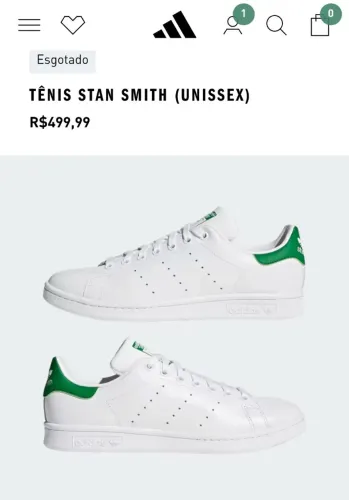 Tênis Adidas Stan Smith 42