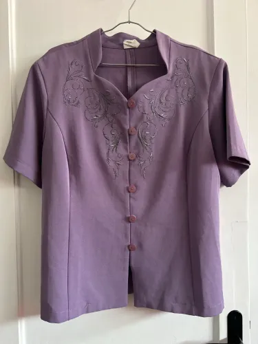 Blusa vintage roxa