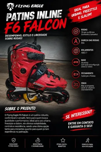 Patins Flying Eagles Falcão F6