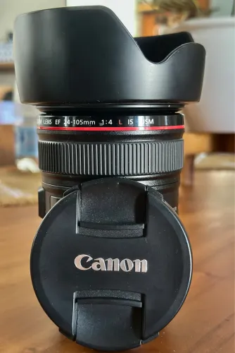 Lente Canon Ef 24-105mm F/4l Is Usm Usada Excelente Estado