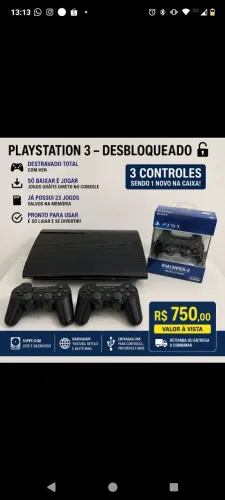 Playstation 3 com Hen desbloqueado varios jogos 