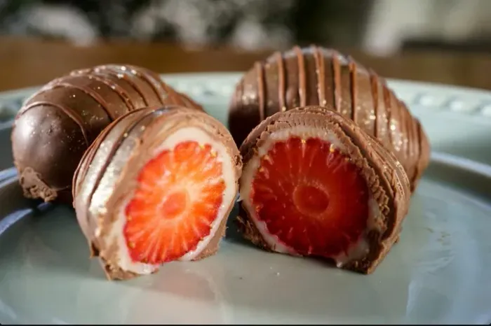Bombom de morango 
