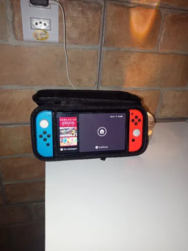 Nintendo switch oled+ cartão SD e assessorios