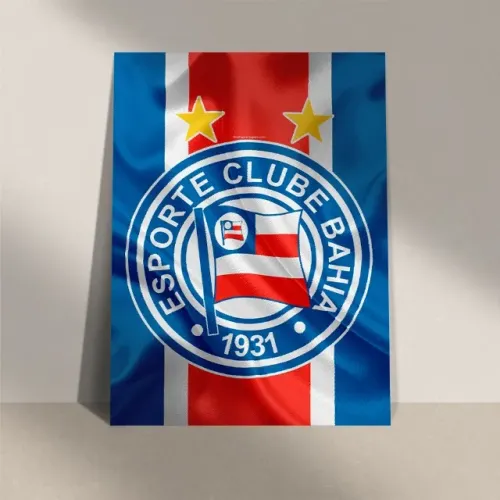 Quadro com escudo do seu Time