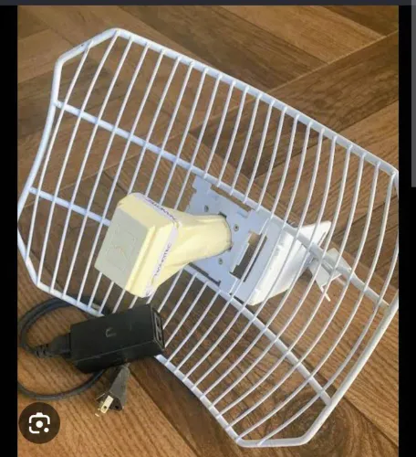 Antena internet via radio.. já vai com o ferro da base