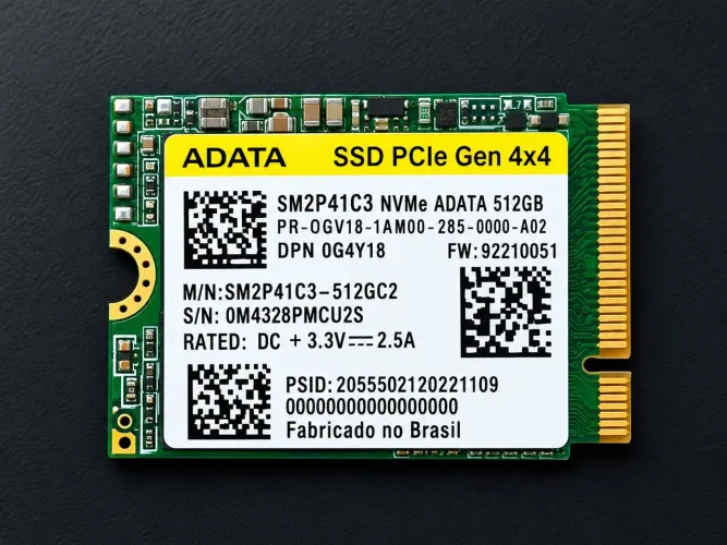 SSD NVMe ADATA 512GB Original  retirada dell  pouco usado <br><br>#ssd<br>#