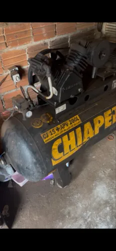 Compressor chiaperini 200lt 15 pés usado