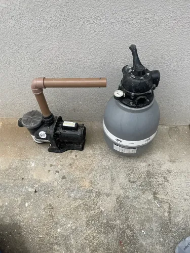 Filtro de areia para piscina com bomba até 20000L