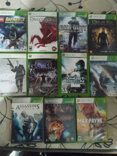 LOTE JOGOS XBOX 360 ORIGINAIS