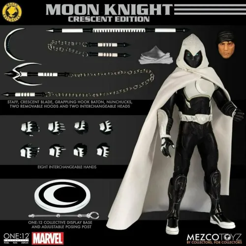 Mezco Toyz One:12 Collective Marvel Moon Knight Crescent Edition Exclusive