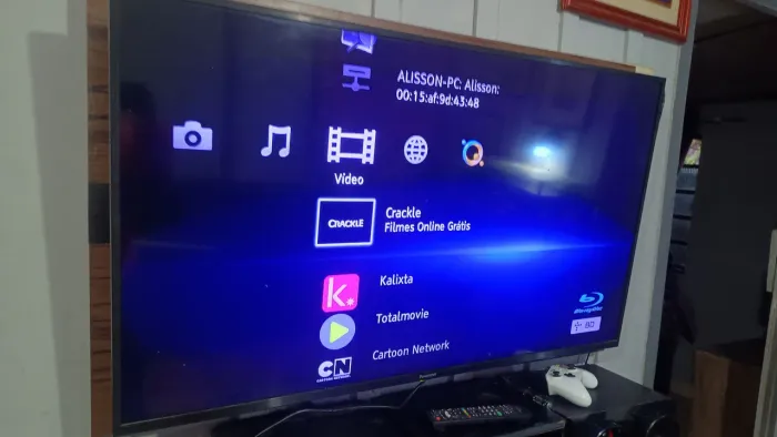Blu-ray funcionando perfeitamente