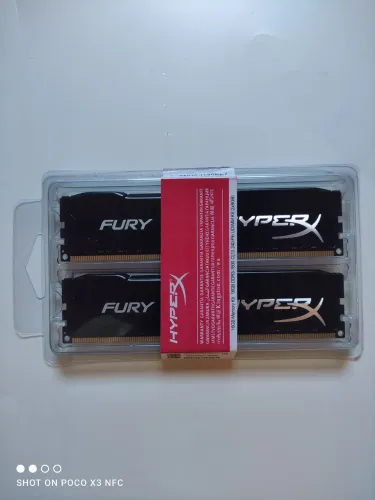 Memoria RAM DDR3 Kingston Hyperx Fury 16GB 1600mhz (Novo)