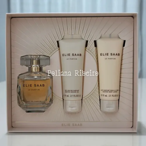 Kit Elie Saab Le Parfum 90 ml + loção + sabonete