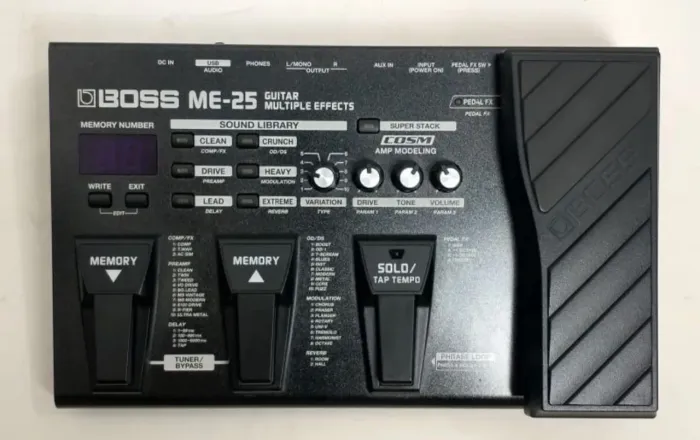 Pedaleira Boss me 25 + Tank G