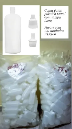 Frascos conta gotas 120ml