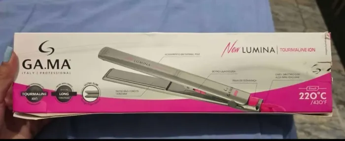 Chapinha GA.MA New Lumina Tourmaline Ion 220°C Bivolt - Usada 5x