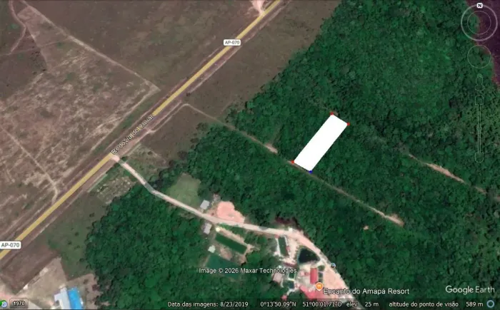 Lote para chácara 20X100