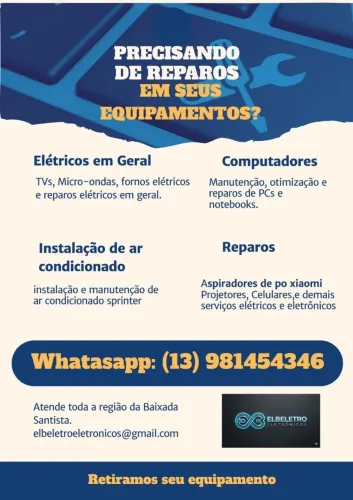 Reparos em aparelhos eletrônicos 