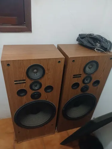 Caixas de Som Vintage Pioneer CS-G404 (Par) - 3 Vias com Woofer de 15"
