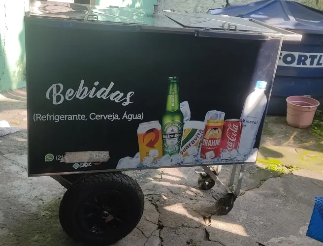 Carrinho para gelados