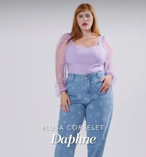 Blusa Corselet Daphne - Toda Frida