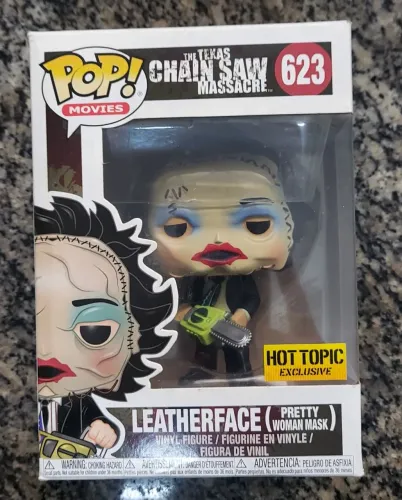 Funko Pop! Leatherface 623 "Pretty Woman" Massacre da serra Elétrica hot topic Original