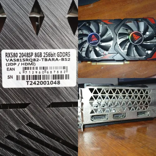 Placa de Vídeo RX 580 8GB