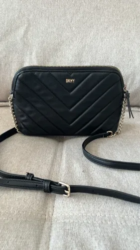 Bolsa DKNY Crossbody Preta - Matelassê - Original Importada - NOVA
