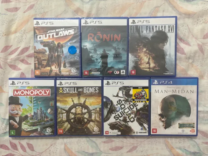 Jogos de PS4 e PS5 (Novos / Lacrados)