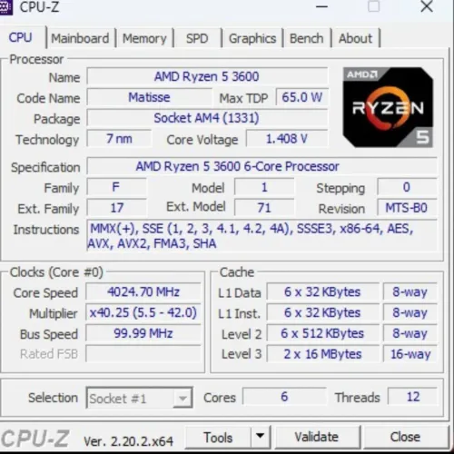 AMD Ryzen 5 3600