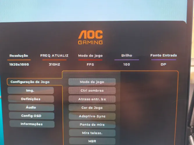 Monitor AOC AGON 310HZ 25"