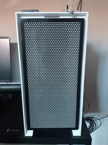 Gabinete Gamer DARKFLASH branco/preto DRX90 mesh (NÃO ACOMPANHA FANS).
