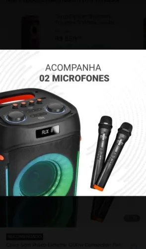 Vendo Caixa De Som Som Philco, Usada Apenas Uma Vez 