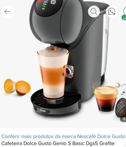 Vendo Cafeteira Dolce Gusto