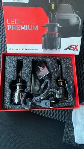 Lâmpada H7 led premium 15.000 ml 6.000k ASX para seu carro