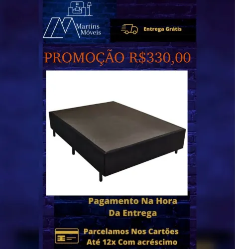 GRANDE PROMOÇÃO BASE PARA COLCHÃO ENTREGA GRÁTIS ACEITA CARTÃO