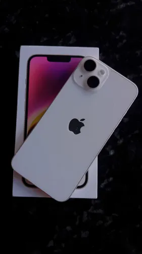 Iphone 14 128GB Branco Impecável + Carregador Original + Capinha e Caixa
