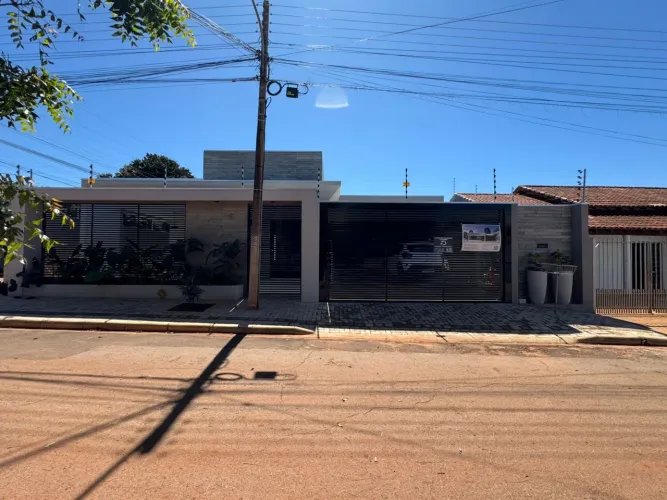 Aluga uma casa nova mobiliada em jardim ms